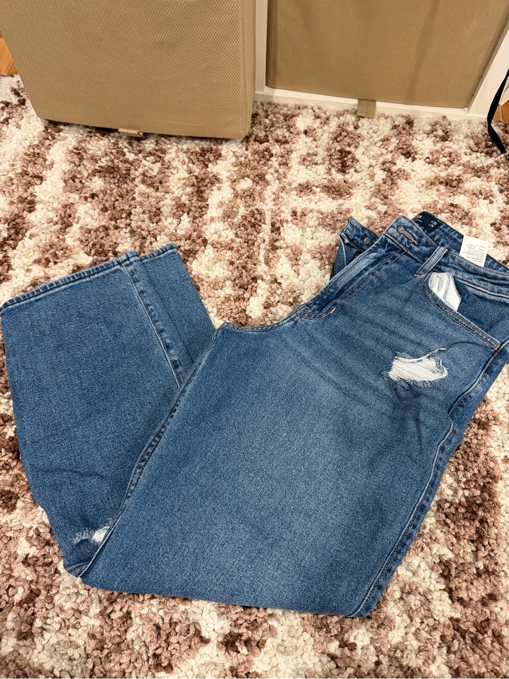 Hollister Classic Distressed Blue Denim Jeans